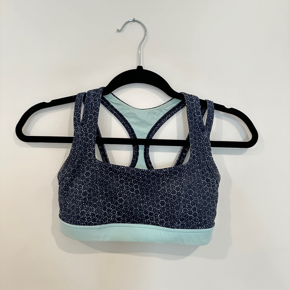 Lululemon Splendour Bra Flashback Static Seamist Forage Teal